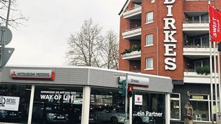 Die Dirkes-Automobilgruppe verkauft nun auch in Köln-Kalk Mitsubishi-Modelle. (Dirkes Automobilgruppe)