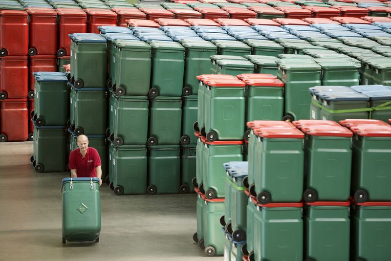 Der Safety-Container SaCon ist eine UN-geprüfte Verpackung zur Beförderung gefährlicherGüter. (Bild: Mewa)