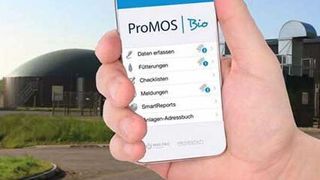 An app for bio: The new Promos Bio Software shall open new possibilities for Biogas Plants (Picture: Weltec Biopower)