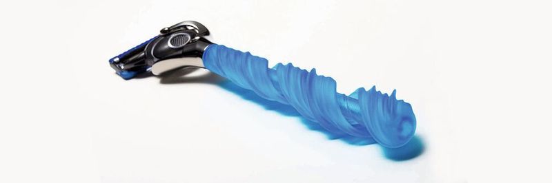 Ein individuell gestalteter Rasierergriff? Mit additiver Fertigung hat Gillette es möglich gemacht.  (Bild: Formlabs)