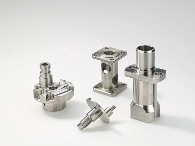 Typisches Teilspektrum für die effiziente Bearbeitung an den neuen Muratec-Doppelspindel-Drehmaschinen MT100 T3 und MT200 GT3.  (Robert Ott AG)