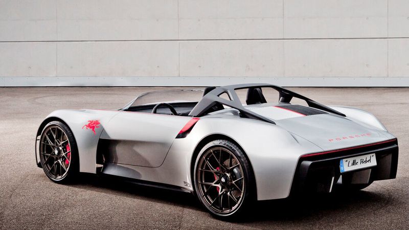 Ein weiterer kleiner Rebell ist der Vision Spyder aus dem Jahr 2019. (Porsche)