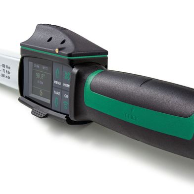 Integration trifft Präzision: Der elektromechanische Drehwinkel-/Drehmomentschlüssel Manoskop 766 DAPTIQ. (Bild: Stahlwille)