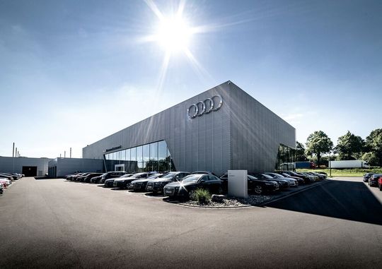 Das neue Audi-Zentrum in Dortmund.(Bild:  © Archon Productions by Christos Rammos)