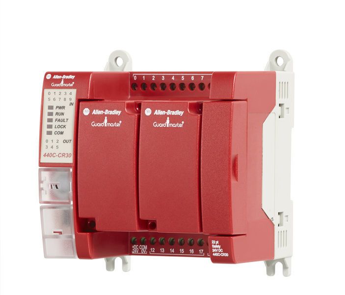 Das neue Allen-Bradley Guardmaster 440C-CR30 ist ein flexibleres, kosteneffektiveres und einfach zu bedienendes konfigurierbares Sicherheitsrelais. (Bild: Rockwell)