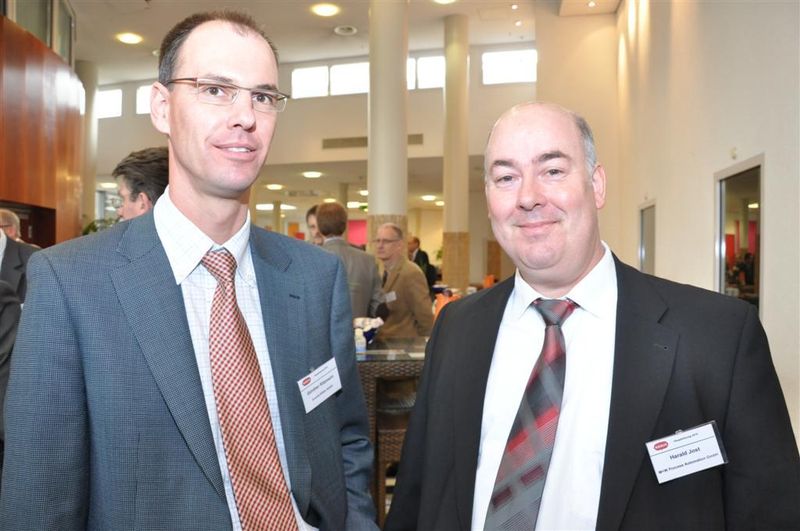 von links: Günther Ritzmann, Evonik, und Harald Jost, M+W Process Automation (Archiv: Vogel Business Media)