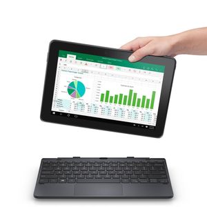 Die Tastatur ist abnehmbar. (Bild: Dell)