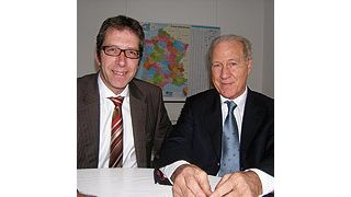 Marcus Stein (li.) und Dr. Ulf Cloppenburg, Vorstandsmitglieder der Cloppenburg Automobil AG. (Archiv: Vogel Business Media)
