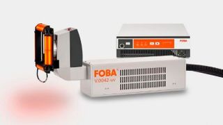 Mit dem UV-Lasermarkierer V.0042 aus dem Hause Foba lassen sich empfindliche Kunststoffe mit minimaler Wärmeeinwirkung kennzeichnen. (Bild: Foba)