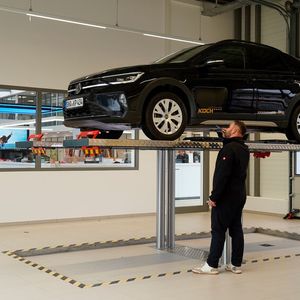 Blick in die moderne Direktannahme.(Bild:  Koch Auto-Gruppe)