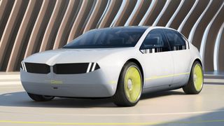 BMW hat auf der CES die E-Limousine „i Vision Dee“ vorgestellt.  (Bild: BMW)