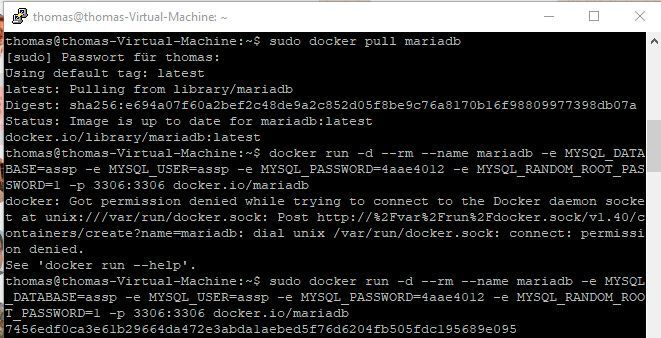 Die Bereitstellung von ASSP kann über Docker erfolgen, zum Beispiel auf Linux-Rechnern. Für die Installation sind Root-Rechte notwendig, sonst wird die Installation verweigert. (Joos)