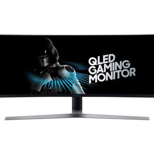 Der QLED-Gaming-Monitor CHG90 von Samsung ist der weltweit erste HDR-fähige Ultra-Wide-Gaming-Monitor in 49 Zoll.
