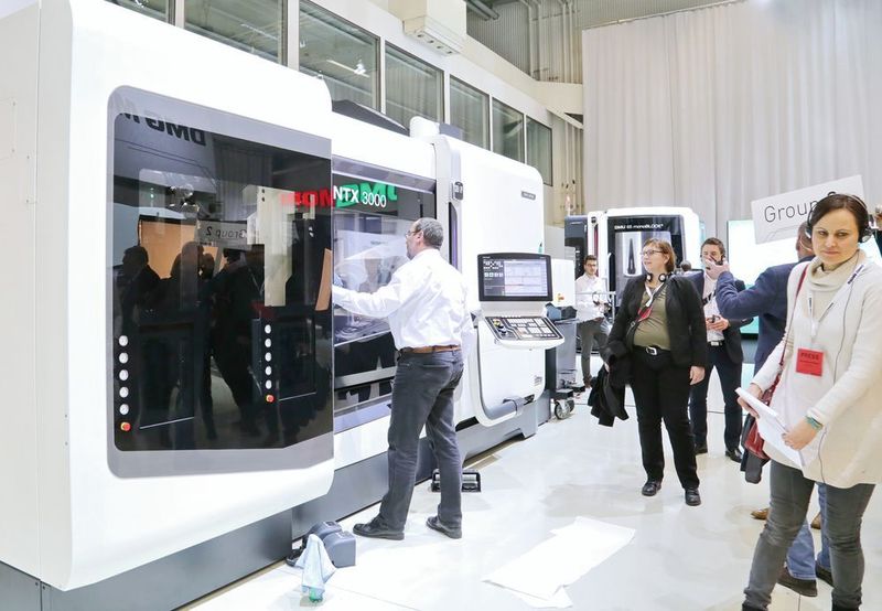 Mit der NTX 3000 präsentiert DMG Mori als Weltneuheit eine neue Baugrösse seiner leistungsstarken Dreh-Fräs-­Zentren. (Anne Richter, SMM)