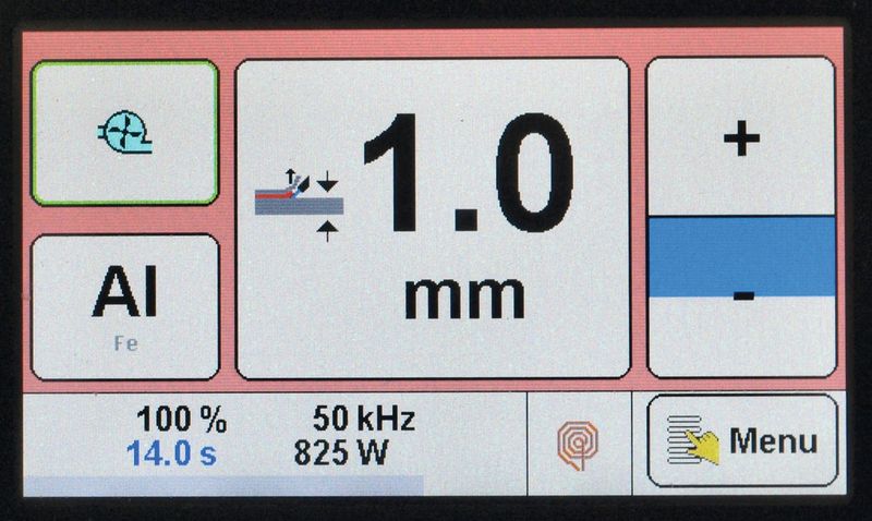 Bild 3: Sofort nach dem Einschalten ist das Touchdisplay der Hyspot voll betriebsbereit. (Bild: Alia Technik)