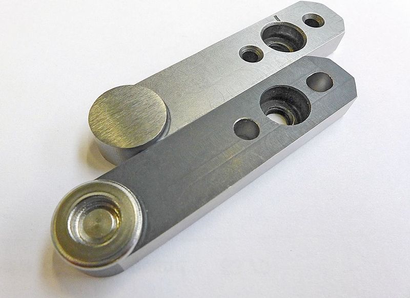 Das zu bearbeitende Werkstück: ein Verschleissteil aus einem hochlegierten Werkstoff mit einer Festigkeit von 63 HRC (Ingersoll)