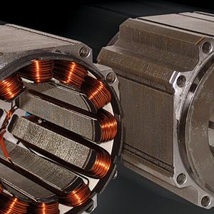 Bild 1: Um bei steigender Motorlast die Leistungsverluste zu minimieren, bietet sich der vollständige Verguss des Stators mit duroplastischen Harzsystemen an. Dazu werden die Kupferwicklungen vollständig verkapselt.