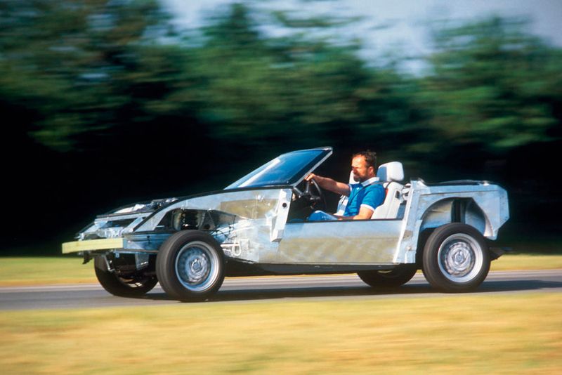 Die ersten Versuchfahrten sahen jedoch so aus. (BMW)