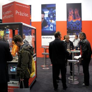 Auf dem Swisstech-Stand der Härterei Gerster AG.