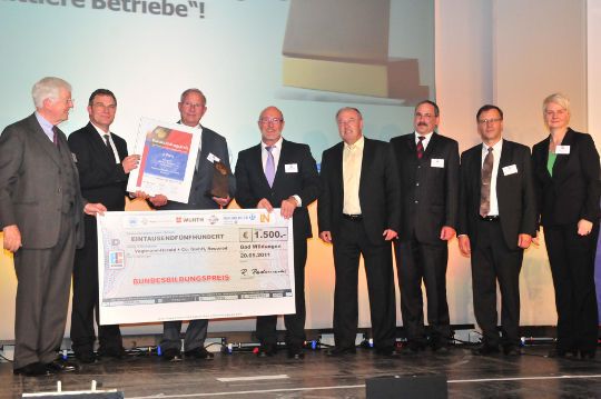 Über Platz zwei freuten sich die Mitarbeiter des Bosch-Betriebes Vogtmann Herold aus Neuwied, (Archiv: Vogel Business Media)