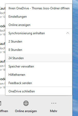 Synchronisierung In Onedrive Steuern