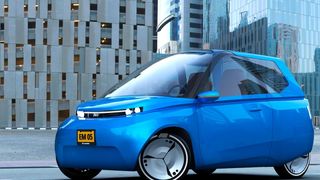 Klein, leicht und recyclebar: Das von der TU Ecomotive Eindhoven entwickelte Konzeptauto Noah. (Bild: TU Ecomotive, Einhoven)