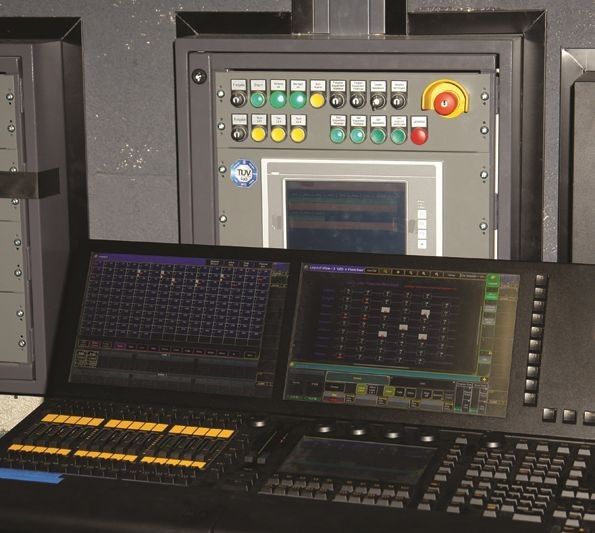 Das Film- und Fernseh-Equipment wird von einer Schaltzentrale aus bedient. (Siemens)
