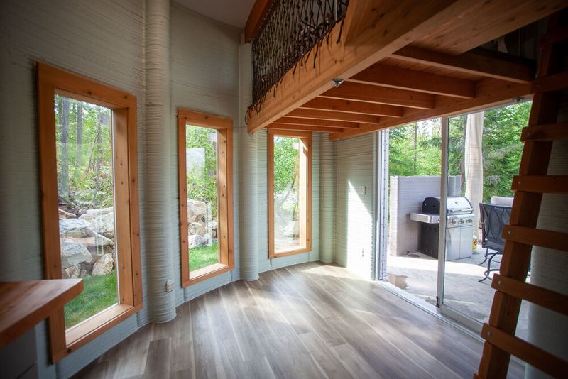 Das Haus bietet auf seinen beiden Zwischengeschossen Platz für bis zu zwei Erwachsene und zwei Kinder. (Twente-Additive-Manufacturing)