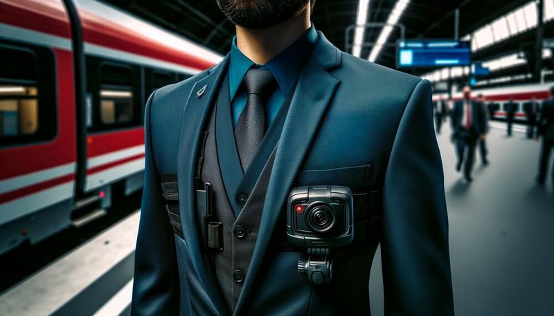 Bahnchefin Evelyn Palla kündigte an, die freiwillige Ausstattung mit Bodycams noch in diesem Jahr auf alle Beschäftigte mit Kundenkontakt ausweiten zu wollen. (Bild:  Dall-E / Vogel IT-Medien GmbH / KI-generiert)