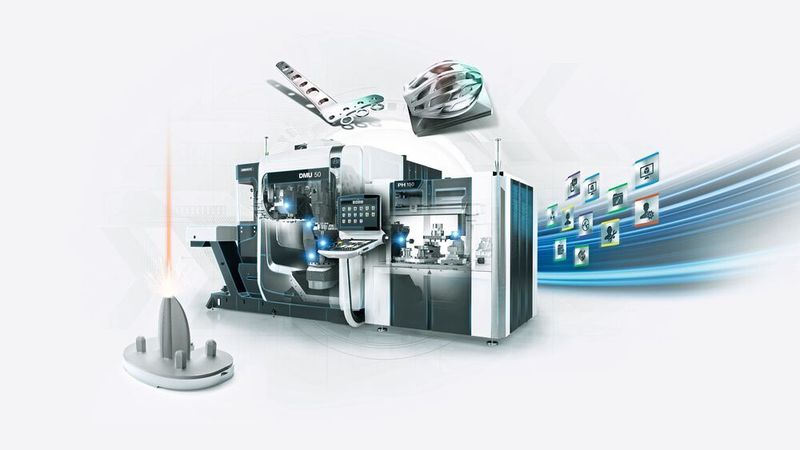 DMG Mori präsentiert auf der AMB 2018 seine Zukunftsfelder Digitalisierung, Automation, Additive Manufacturing und Technology Excellence. (DMG Mori)