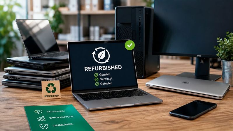 Refurbished-Hardware ist für viele Reseller bereits Teil des Geschäfts. Entscheidend für den Verkauf sind transparente Angaben zu Zustand und Garantie sowie ein klarer Preisvorteil gegenüber Neuware.(Bild:  ChatGPT/OpenAI / KI-generiert)