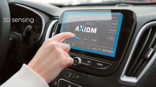 Ganz ohne berühren: Mit einem speziellen Chip lassen sich Luftgesten umwandeln und so ein Touchdisplay bedienen. (TouchNetix)