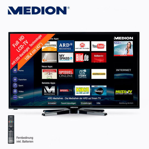 ldi Nord bietet den Smart-TV für 349 Euro an. (Bild: Aldi Nord)