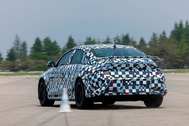 Die E-Technik übernimmt der Allradler weitgehend vom Ioniq 5N. (Bild: Hyundai)