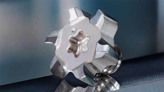The Tungaloy Tungmeister VFLC is an exchangeable-head face milling cutter designed for non-ferrous metals like aluminium.(Source:  Tungaloy)