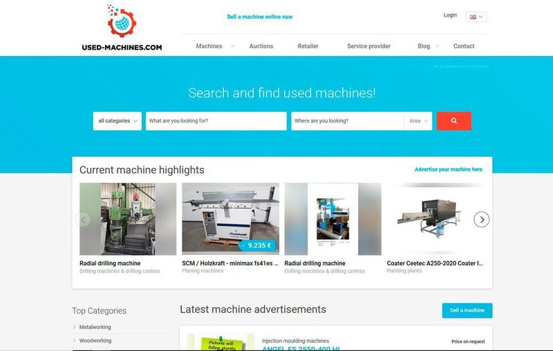 Extensive additional functionalities, a new brand name and a new logo and design: a glance at www.used-machines.com or www.gebrauchtmaschinen.de quickly reveals that the project team has done more than just a visual relaunch.  (Vogel Communications Group)