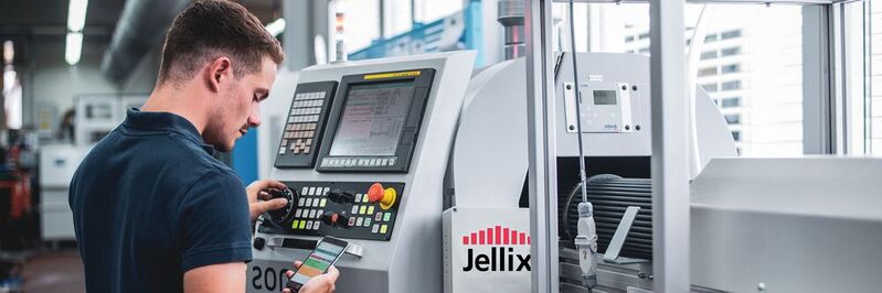 Avec Jellix, vous avez également la possibilité d'accéder à tout moment aux données de la machine via votre smartphone, et même de commander la machine.