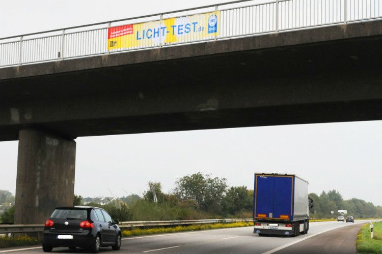 Eines von  bundesweit rund 2.700 Spannbändern. (Foto: Landesverband)