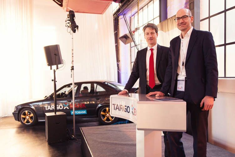 Die Vormänner der neuen Targobank Autobank: Direktor Markus Haering (re.) und Vertriebsvorstand Berthold Rüsing. (Foto: Targobank)