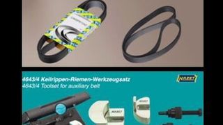 NTN-SNR schreibt für die Stretchriemenmontage Spezialwerkzeug von Hazet vor. (Foto:NTN-SNR)