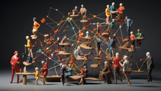 Komplizierte Beziehungen: Organisationen stabilisieren sich selbst und sind nur durch einen Aha-Effekt wirksam zu verändern. (Bild: © ArtisanSamurai – stock.adobe.com)