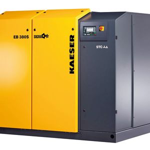 Bild 1: Das neue Schraubengebläse EBS spart im Vergleich zu Drehkolbengebläsen bis zu 25 % Energie.