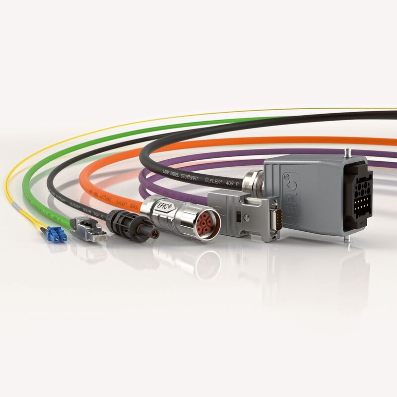Bild 1: LAPP verfügt über ein flexibles System an Rechteck-, Rund- und Solarsteckverbindern. 