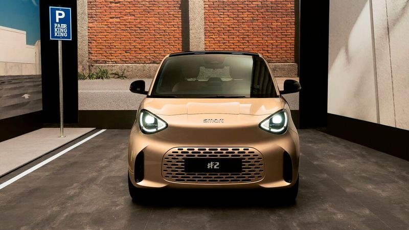 Just like the Fortwo, the new #2 makes finding a parking spot easy. (Image:Smart)