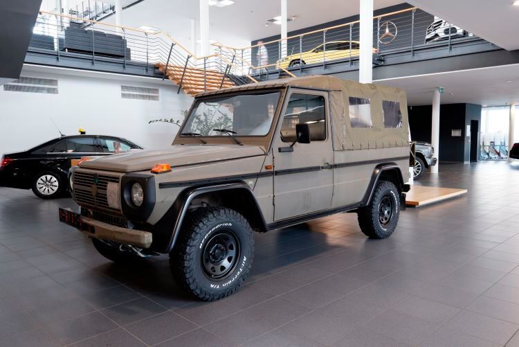 Schon besser: Mit „ordentlichen“ Reifen nebst Verbreiterungen sieht so ein G schon gleich manierlicher aus. (Lorinser)