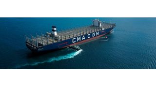 Die CMA CGM Antoine de Saint Exupery ist mit einem sogenannten Becker Twisted Fin ausgestattet. Dieses System verbessert die Propellerleistung und senkt dadurch den Energieverbrauch. (CMA CGM Group)