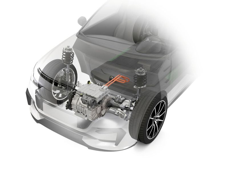 Das hochintegrierte und kompakte Gesamtsystem benötigt deutlich weniger Bauraum. (Bild: Schaeffler)