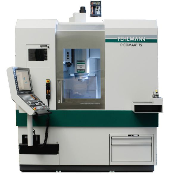 Fehlmann Picomax 56 Top: Manuell und CNC, zum wirtschaftlichen Fräsen und Bohren von Kleinserien und Einzelteilen. (Bild: Fehlmann)