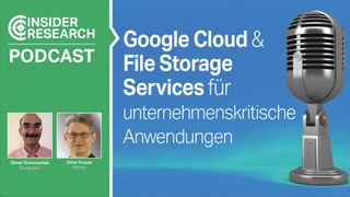 Google Cloud und File Storage Services für unternehmenskritische Anwendungen, ein Interview von Oliver Schonschek, Insider Research, mit Oliver Krause von NetApp (Vogel IT-Medien / NetApp / Schonschek)