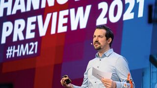 Immer noch gewöhnungsbedürftig: Die Hannover Messe muss auch 2021 rein digital stattfinden. (Hannover Messe)